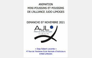 ANIMATION ALLIANCE JUDO LIMOGES