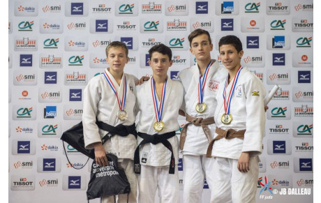 GREGOIRE TINLE CHAMPION DE FRANCE CADETS ESPOIR