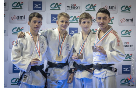 GREGOIRE TINLE VICE CHAMPION DE FRANCE CADETS 1ère DIVISION