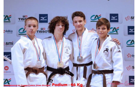 MARIUS CHATONNET CHAMPION DE FRANCE CADET 2ème DIVISION